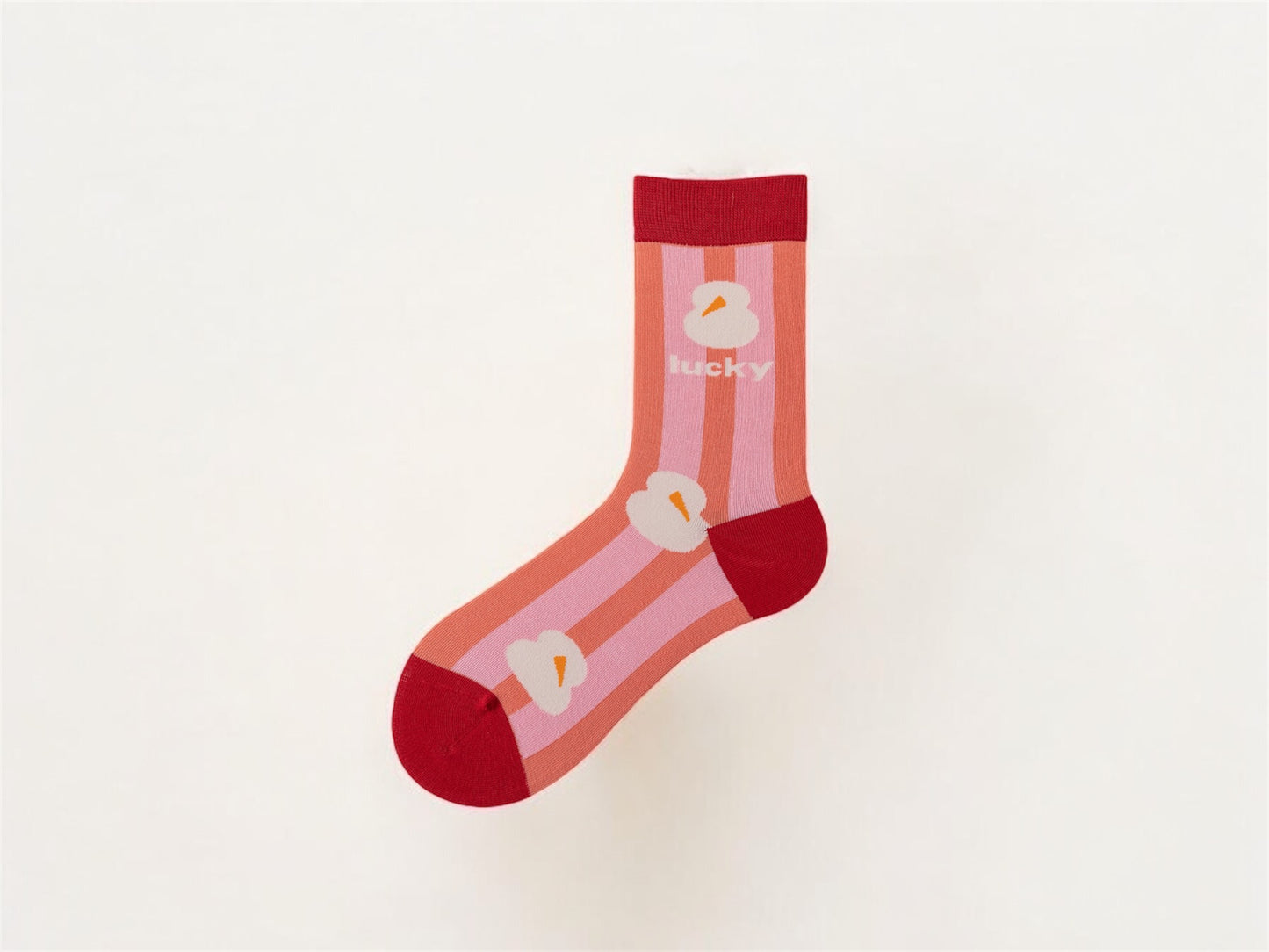 Snowman Pattern Crew Socks, Comfy and stylish