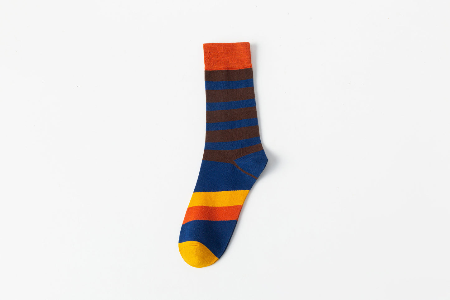 Midnight Blue Minimalism Geometry Pattern Socks